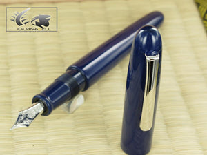 Nakaya Writer Fountain Pen, Kikyo, Ebonite and Urushi lacquer