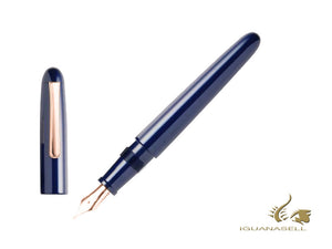 Nakaya Writer Fountain Pen Kikyo, Portable, Ebonite, Rose Gold