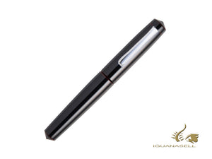 Stylo plume Nakaya Writer Kuro-Tamenuri, Piccolo, ébonite, rhodium