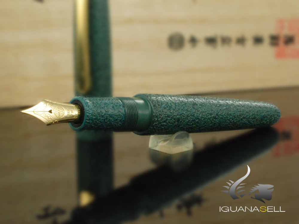 Nakaya Writer Stylo plume Midori-Ishime, portable, ébonite