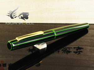 Stylo plume Nakaya Writer, Midori-Tamenuri, Décapode, laque Urushi