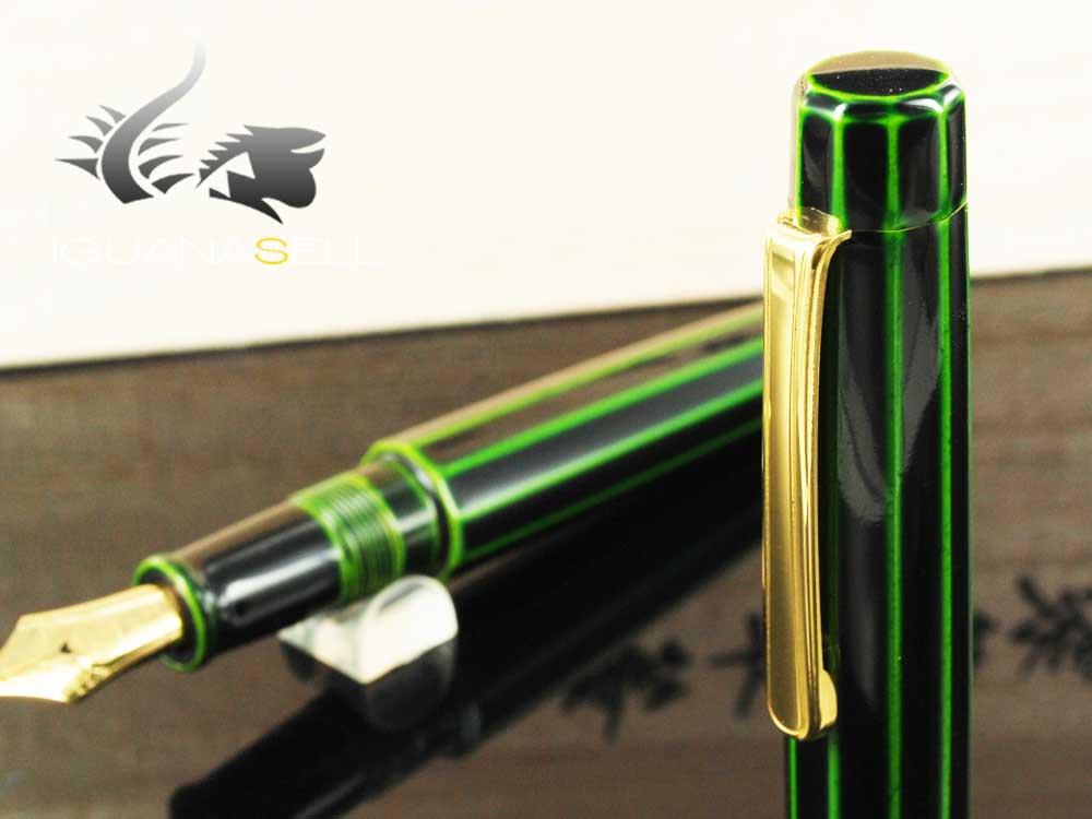 Nakaya Writer Fountain Pen, Midori-Tamenuri, Decapod, Urushi lacquer