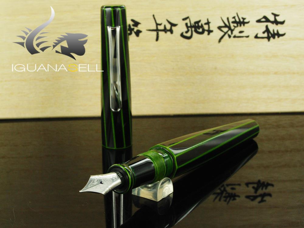 Nakaya Writer Fountain Pen Portable, Decapod (TW), Midori-Tamenuri