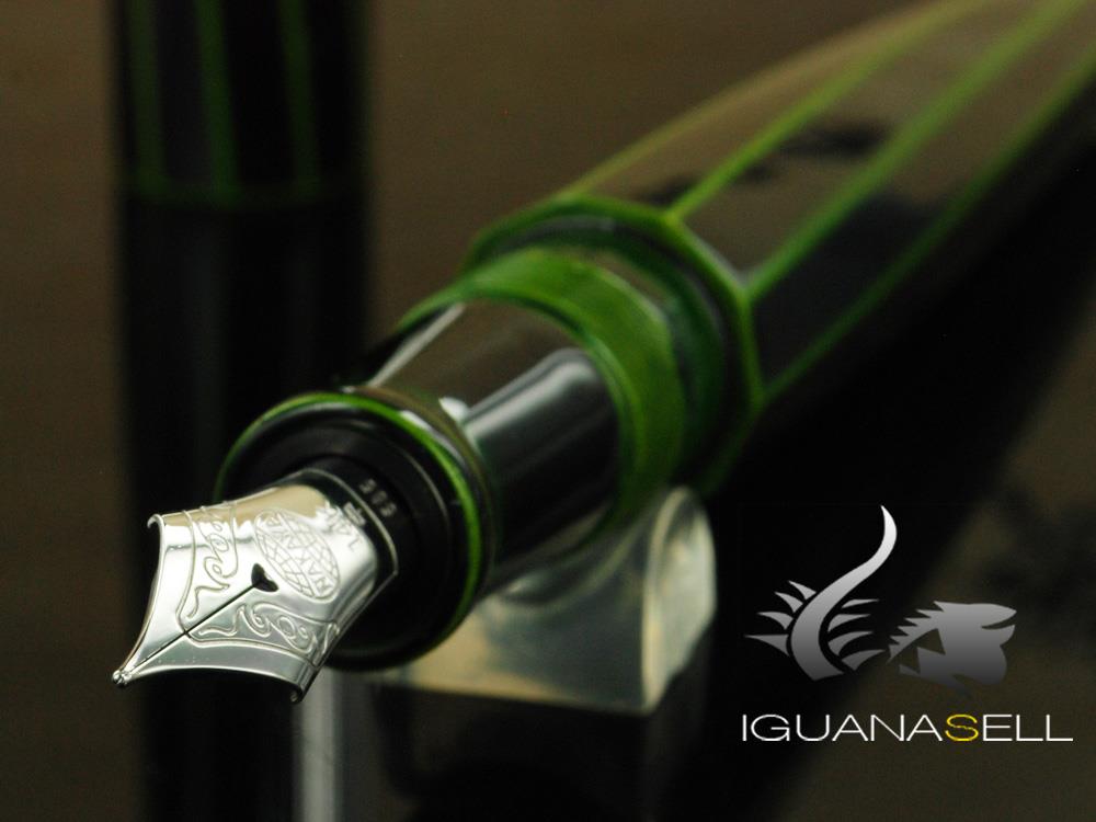 Nakaya Writer Fountain Pen Portable, Decapod (TW), Midori-Tamenuri