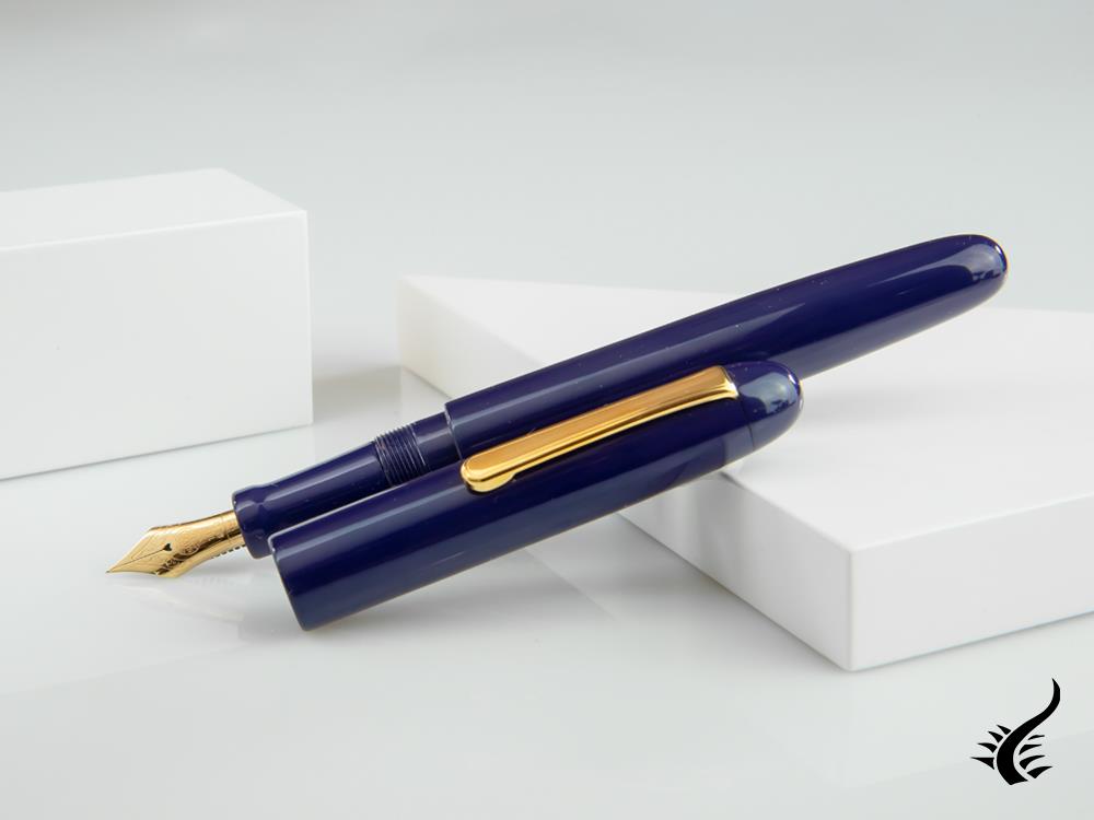 Nakaya Writer Fountain Pen, Shobu, Ebonite and Urushi lacquer, Long