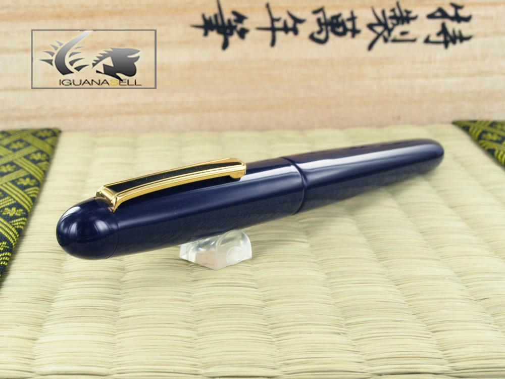 Stylo plume Nakaya Writer, Shobu, laque ébonite et Urushi, portable