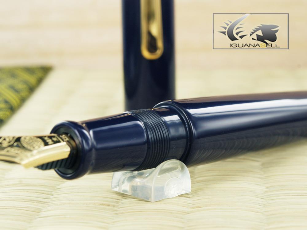 Stylo plume Nakaya Writer, Shobu, laque ébonite et Urushi, portable