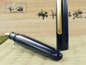 Stylo plume Nakaya Writer, Shobu, laque ébonite et Urushi, portable