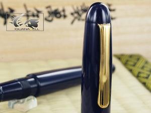 Nakaya Writer Fountain Pen, Shobu, Ebonite and Urushi lacquer, Portable