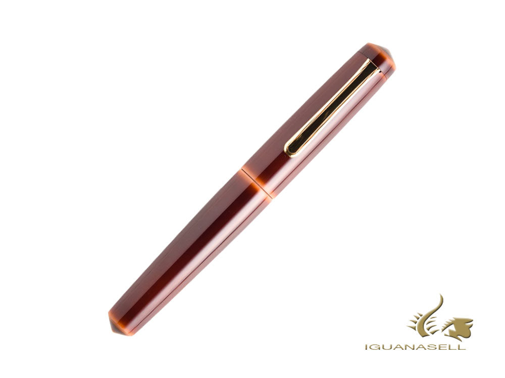 Nakaya Writer Fountain Pen Toki-Tamenuri, Piccolo, Ebonite, Two toned