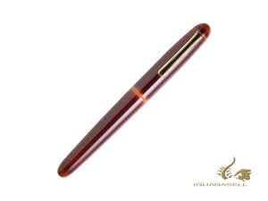 Stylo plume Nakaya Writer Toki-Tamenuri, portable, ébonite, plaqué or