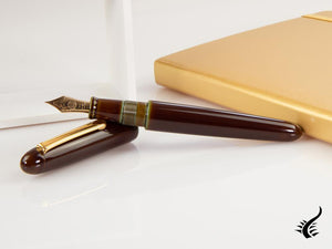 Nakaya Writer Heki-Tamenuri Fountain Pen, Portable, Urushi lacquer