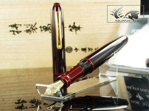 Stylo plume Nakaya Writer Long, alias Tamenuri, laqué Urushi