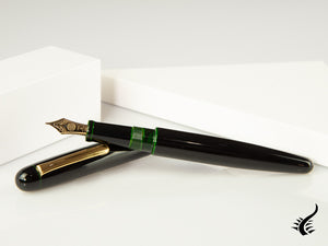 Stylo plume Nakaya Writer Long Midori-Tamenuri, ébonite