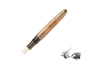 Stylo plume Nakaya Writer Makie Krishna, portable, ébonite