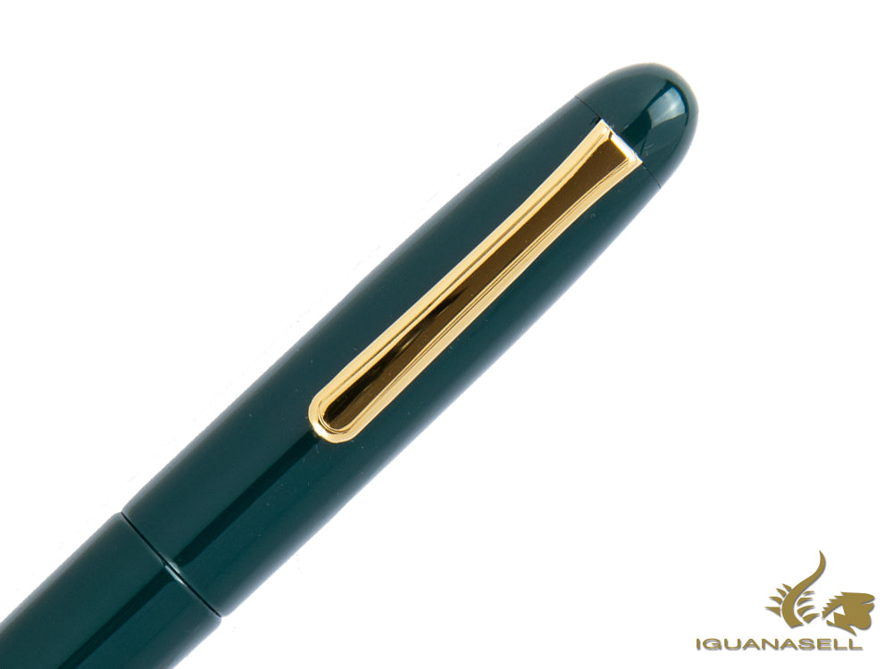 Stylo plume portable Nakaya Writer Midori, laque ébonite et Urushi