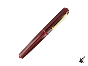 Nakaya Writer Piccolo Fountain Pen, Aka Tamenuri, Urushi lacquer