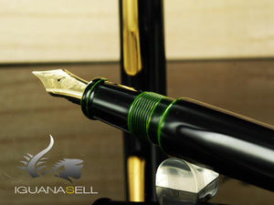 Stylo plume Nakaya Writer Piccolo, Midori-Tamenuri, ébonite