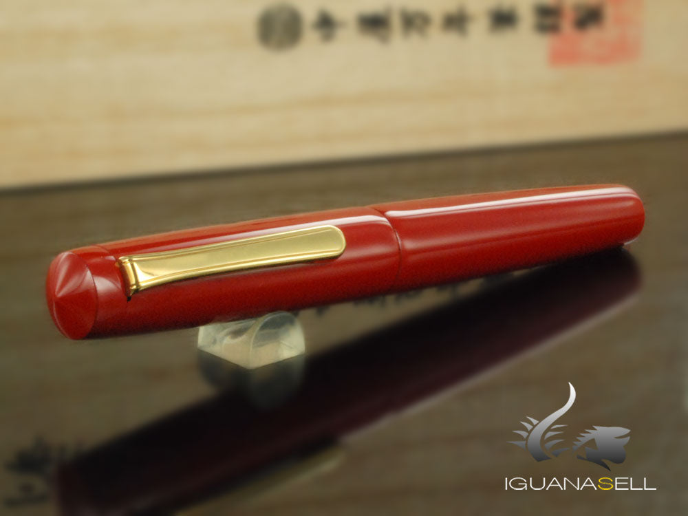 Stylo plume Nakaya Writer Piccolo Shu, laque Ebonite Urushi