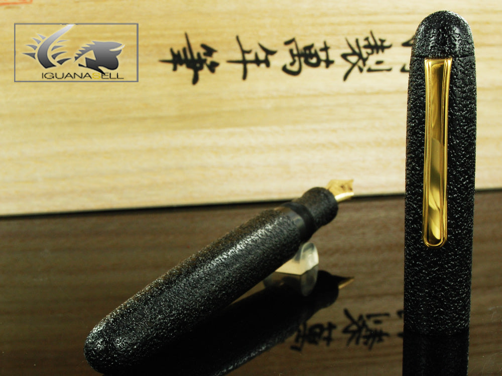 Stylo plume Nakaya Writer, Ishime Black, ébonite