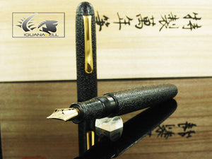 Stylo plume Nakaya Writer, Ishime Black, ébonite