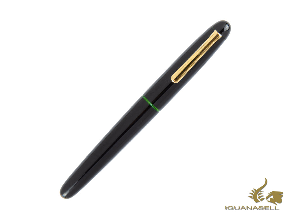 Stylo plume portable Nakaya Writer, Midori-Tamenuri, ébonite et Urushi