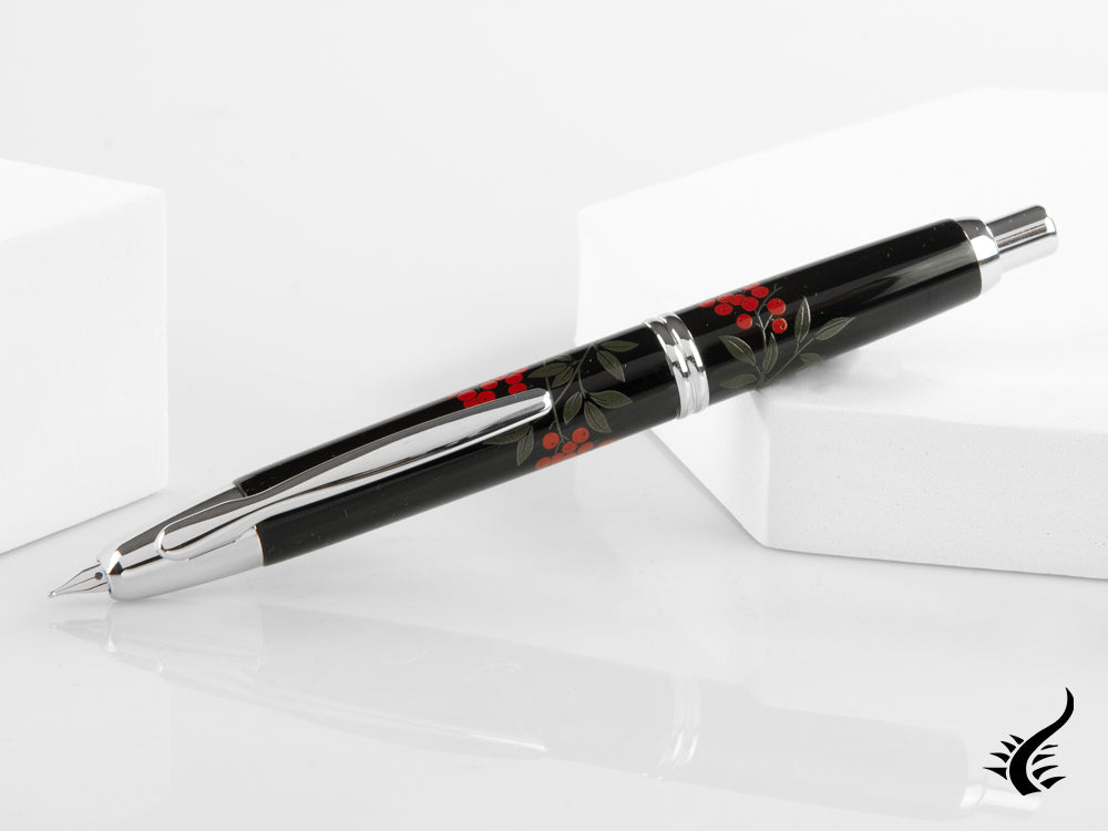 Stylo plume Namiki Capless Nandine, laque, rhodium, FC-5000R-NT-RH