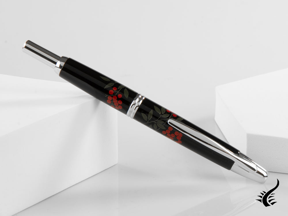 Stylo plume Namiki Capless Nandine, laque, rhodium, FC-5000R-NT-RH