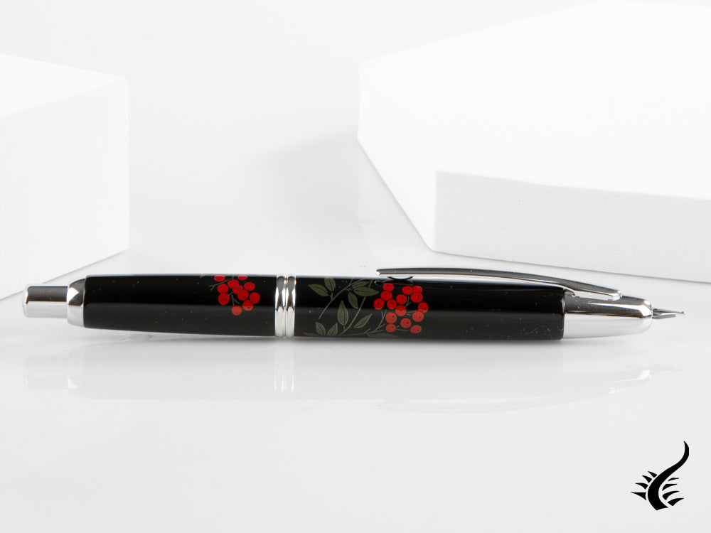 Namiki Capless Nandine Fountain Pen, Lacquer, Rhodium, FC-5000R-NT-RH