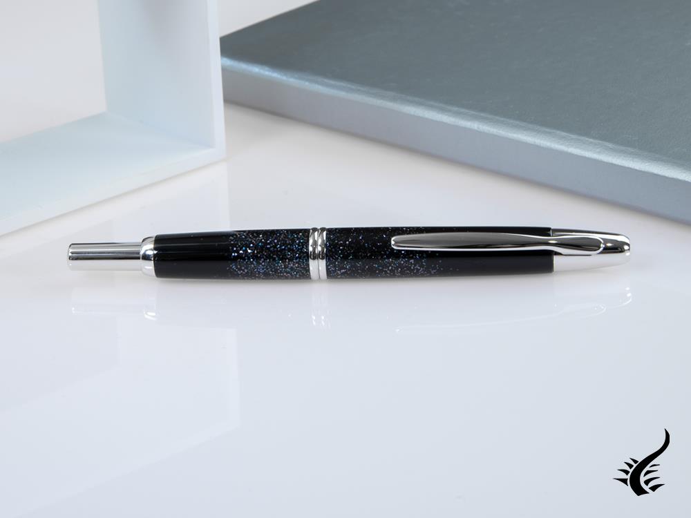 Stylo plume Namiki Capless Raden, laque, chrome, noir, FC-4500-RSR