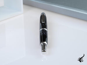 Namiki Capless Raden Fountain Pen, Lacquer, Chrome, Black, FC-4500-RSR