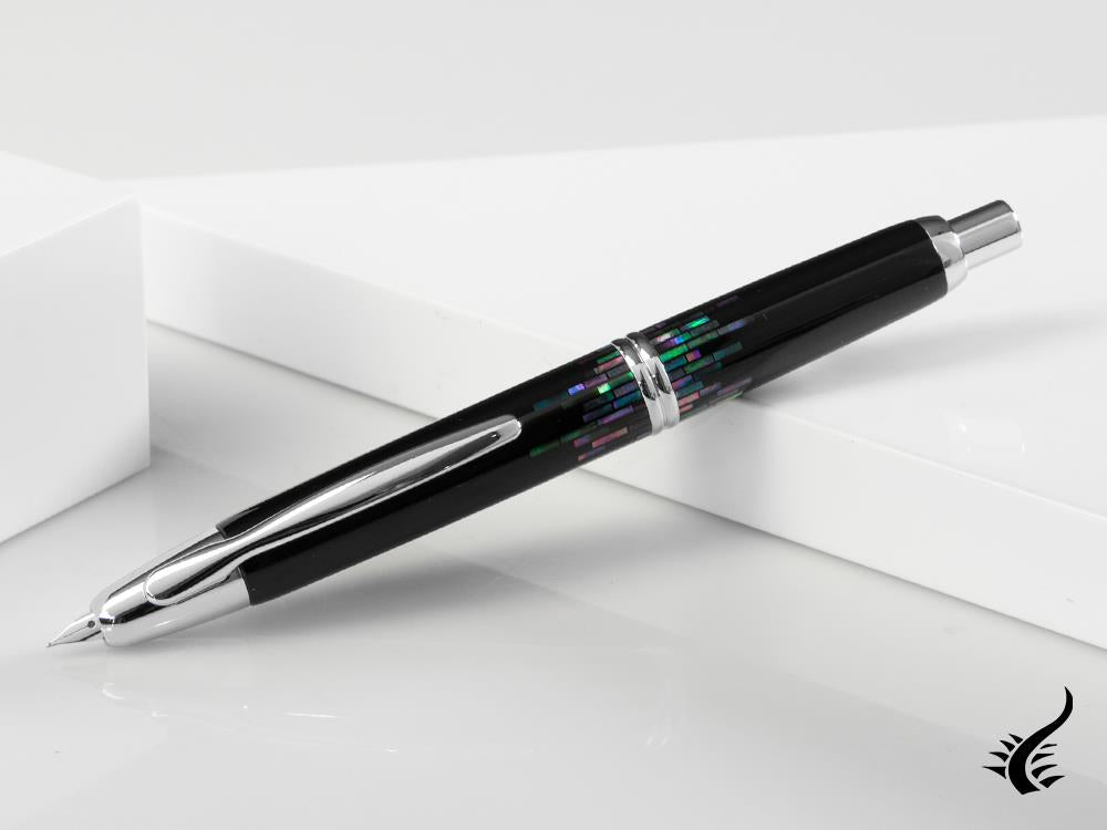 Namiki Capless Raden Stripes Fountain Pen, Lacquer, FC-5000R-SRS-RH