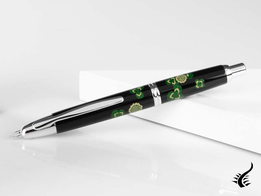 Namiki Capless White Clover Fountain Pen, Lacquer, FC_5000R-SR-RH