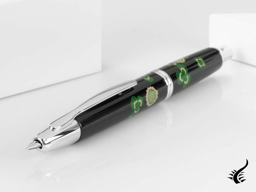 Namiki Capless White Clover Fountain Pen, Lacquer, FC_5000R-SR-RH