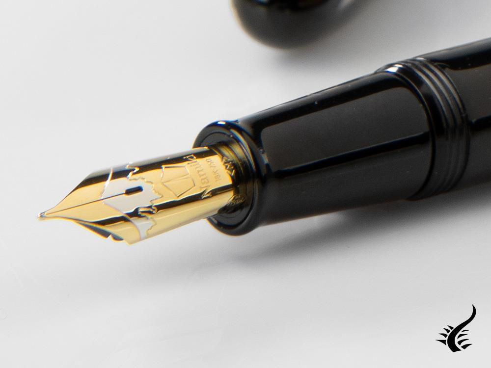 Namiki Chinkin Royal Rooster Fountain Pen, Urushi lacquer, FNKC-30M-TOK