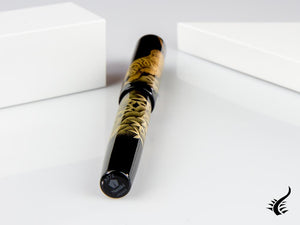 Namiki Chinkin Tiger Fountain Pen, Urushi lacquer, Gold trim