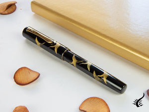 Namiki Chinkin Crane Fountain Pen, Urushi lacquer, FNVC-10M-T