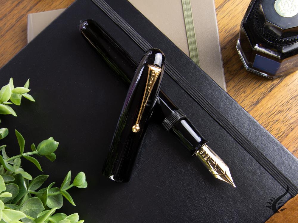 Stylo plume Namiki Emperor Urushi laqué noir n°50, or, FNF-148S-B