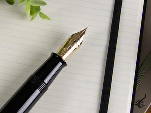 Stylo plume Namiki Emperor Urushi laqué noir n°50, or, FNF-148S-B