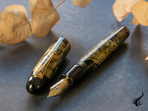 Stylo plume Namiki Emperor Chinkin Dragon, Maki-e, noir