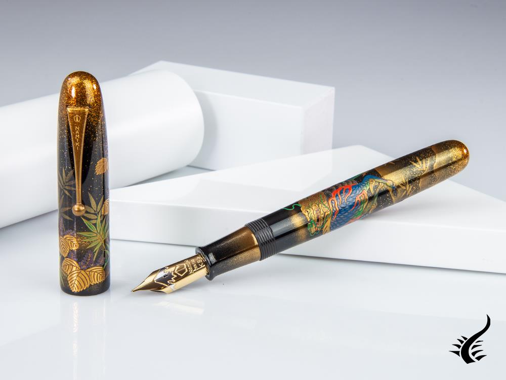 Namiki Emperor Kylin Fountain Pen, Maki-e, 18k Gold trim, FNF-70M-KRN