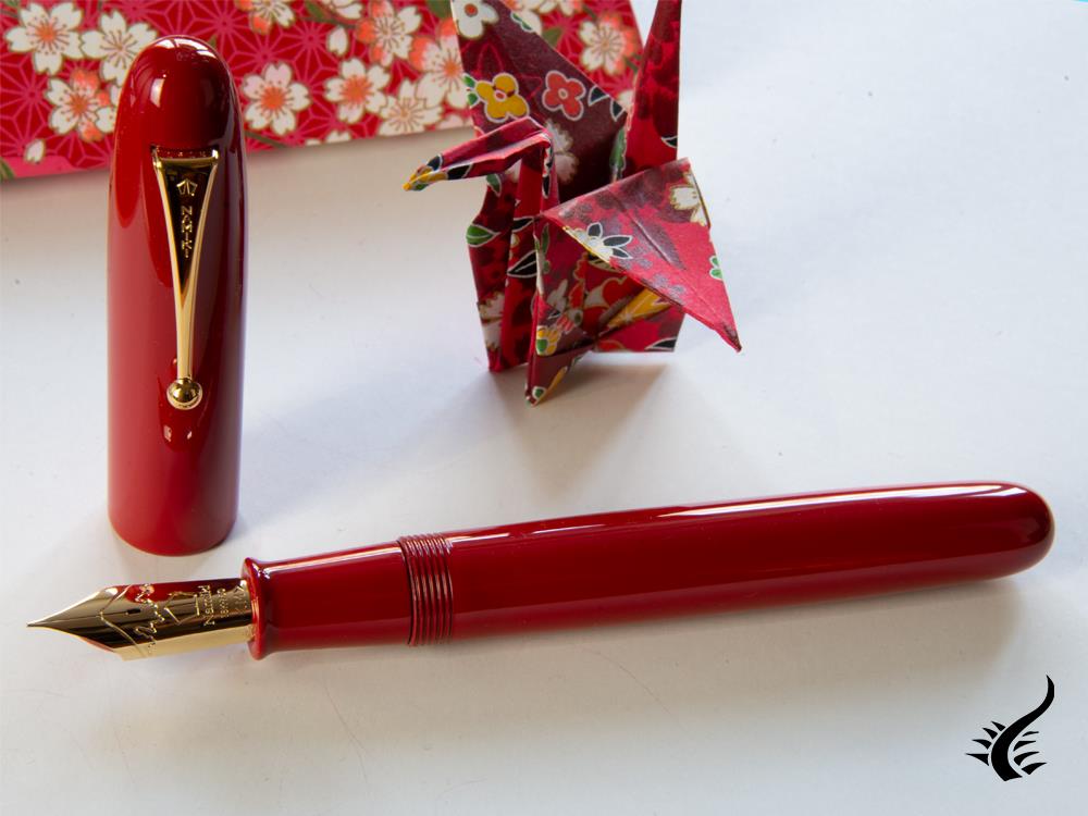 Namiki Emperor Urushi Lacquer Vermilion No.50 Fountain Pen, FNF-148S-R