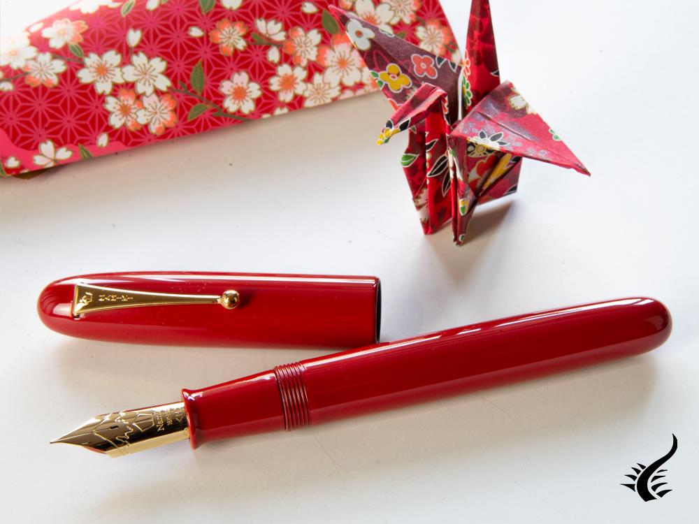 Namiki Emperor Urushi Lacquer Vermilion No.50 Fountain Pen, FNF-148S-R