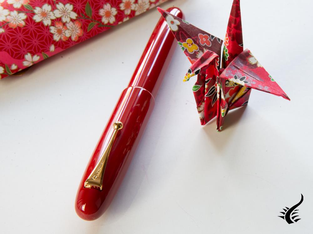 Namiki Emperor Urushi Lacquer Vermilion No.50 Fountain Pen, FNF-148S-R