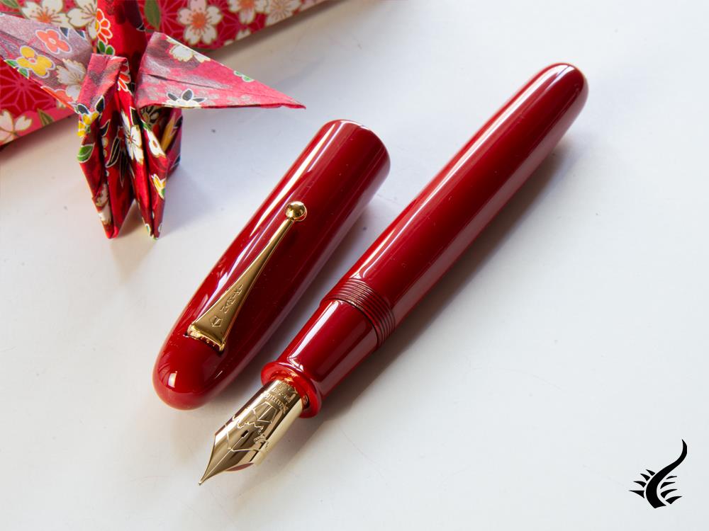 Namiki Emperor Urushi Lacquer Vermilion No.50 Fountain Pen, FNF-148S-R