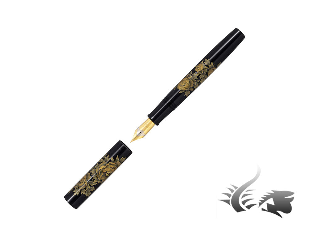 Stylo plume Namiki Chinkin Peony, laque Urushi, FNFVC-70M-BN