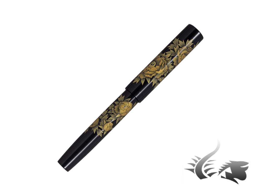 Stylo plume Namiki Chinkin Peony, laque Urushi, FNFVC-70M-BN