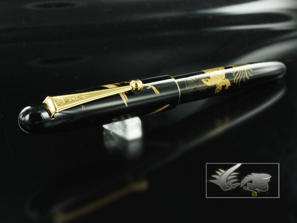 Stylo plume Namiki Nippon Art Crane and Turtle, laque, FN-5M-TK