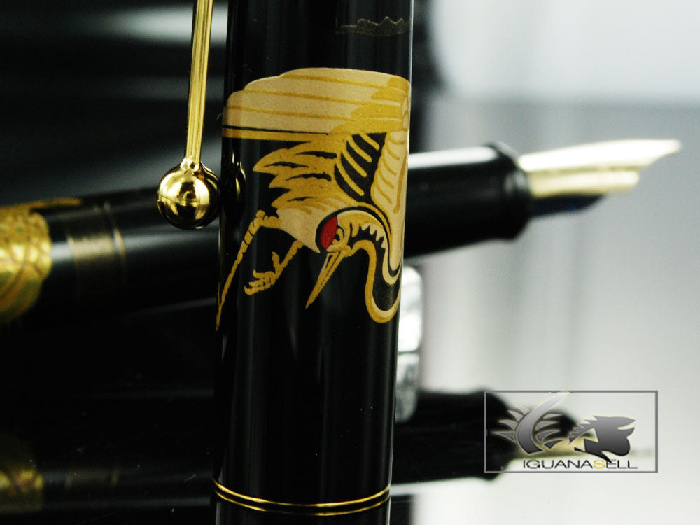 Stylo plume Namiki Nippon Art Crane and Turtle, laque, FN-5M-TK