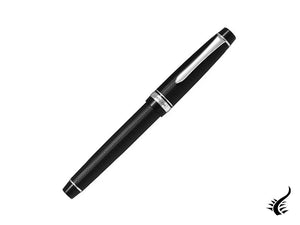 Pilot Justus 95 Fountain Pen, Resin, Rhodium trim, Black, FJ-3MRR-NB-NT